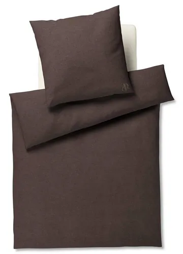 Joop Soft Flanell Bettwäsche 135x200 cm Mocca in braun von JOOP!