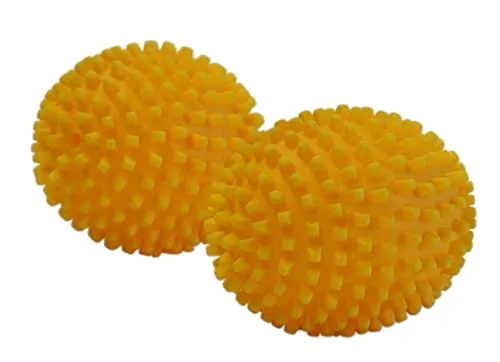purclean 2er Set Trocknerbälle, flauschige Wäsche und ökologisch Weichspüler sparen