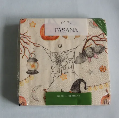 Servietten Herbst 1 Packung OVP Cocktailservietten aus Grass halloween 20