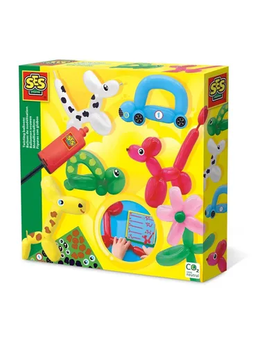 SES Creative Twisting Balloons Set in gelb von SES Creative