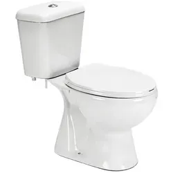 Leziter Cleano Monoblock-WC mit Bodenspülung