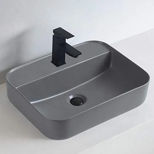 Aufsatzwaschbecken aus Keramik KW8085-50 x 40 x 13 cm von BERNSTEIN