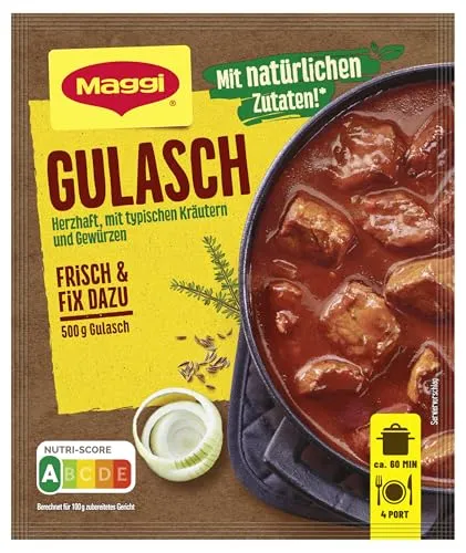 MAGGI Fix für Gulasch, 1er Pack (48g)
