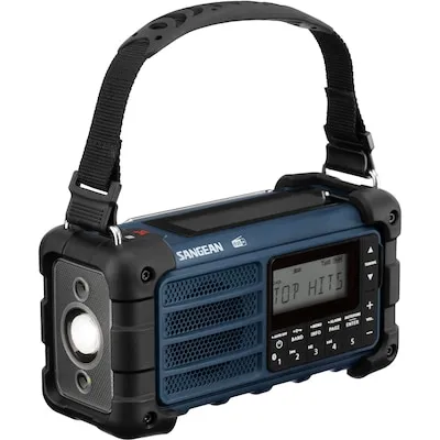 MMR-99 DAB+ Ocean Blue - DAB+ FM-RDS Bluetooth Handkurbelradio, tragbar und ideal für Outdoor-Aktivitäten
