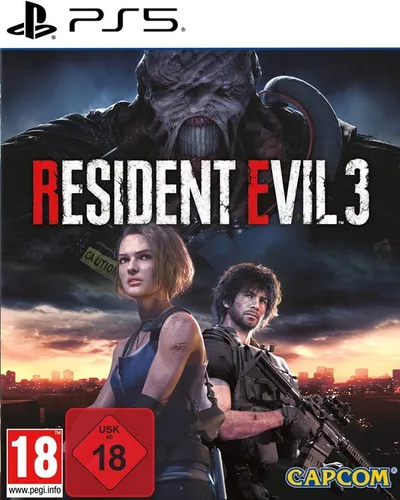 Resident Evil 3 Remake - PlayStation 5 (NEU & OVP!) - Action & Abenteuer Spiel für PS5, erlebe den packenden Überlebens-Horror in neuem Glanz, ideal für Fans der Resident Evil-Serie.