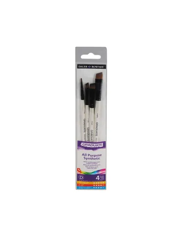 Daler-Rowney Graduate Synthetic Shader Set 4 pcs