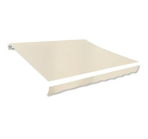 furnicato Markise Markisenbespannung Canvas Creme 3 x 2,5 m