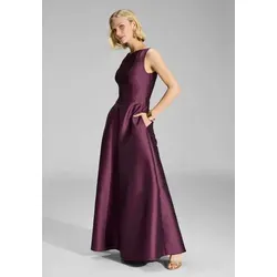 SWING Abendkleid A-Linie mit Eingrifftaschen in Merlot von Swing