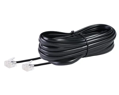 Vivanco 6m RJ45 Modular Anschluss-Kabel 8P4C-Stecker Western 12mm ISDN-Kabel