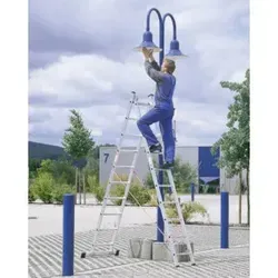 Euroline Alu-Mehrzweckleiter 2-teilig Nr. 306 2 x 12 von euroline