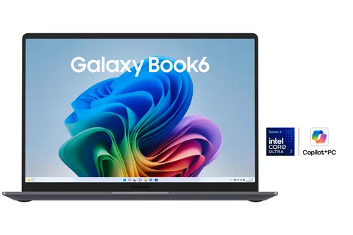Samsung Galaxy Book6 (14 Zoll, Ultra 7, 32 GB) – Leistungsstarker Laptop - Leistungsstarker Laptop mit Intel® Core™ Ultra 7 Prozessor und 32 GB RAM. Ideal für kreative Profis und Multitasking mit bis zu 24 Stunden Akkulaufzeit.