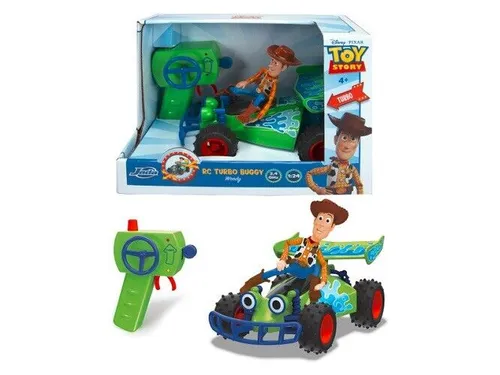 Dickie RC Toy Story Buggy mit Woody 1:24 - RC-Modelle, interaktives Spielzeugauto mit Woody-Figur für aufregenden Spielspaß und kreative Abenteuer.