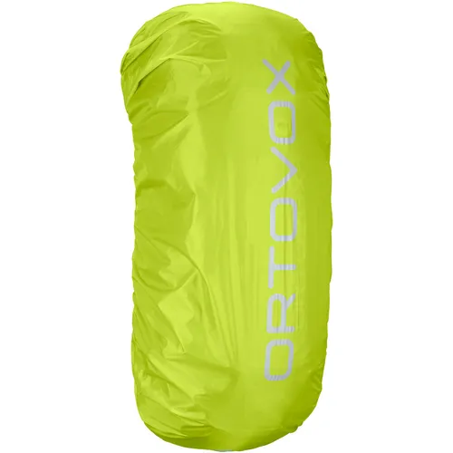 ORTOVOX RAIN COVER 25-35 LITER - Happy Green, M - Rucksäcke: Nahtlose und leichte Regenschutzhülle für optimalen Nässeschutz, aus 100 % recyceltem Material, ideal für umweltbewusste Outdoor-Enthusiasten.