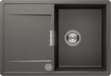 Schock Mono D-100S-FB Silverstone (MOND100SFBSIL) Unterschrank 45cm flächenbündige Spüle CRISTADUR®