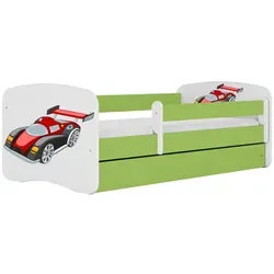 Raumhirsch Kinderbett Rennwagen, Grün, 80x140 cm in grün von RAUMHIRSCH FURNITURE