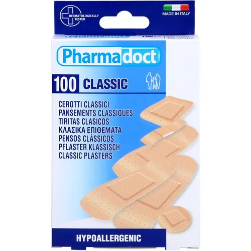 Pflaster Klassisch 100 St - 6 Größen, rezeptfrei und ideal für jede Verletzung, von Axisis GmbH