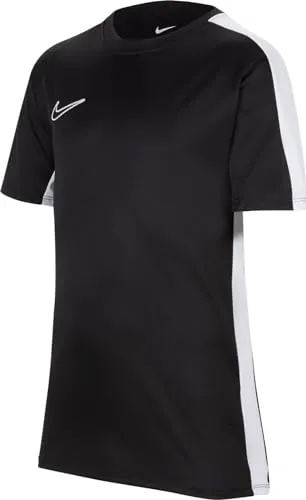 Nike Unisex Kinder Y Nk Df Acd23 Short-Sleeve Soccer Top, Black/White/White, 137-147 Cm EU