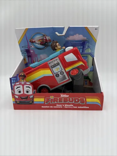Disney FireBuds Race and Wheelie Bo und Flash Feuerwehrauto Rückzugfunktion