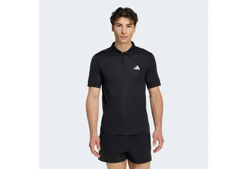 adidas Workout Essentials Polo Shirt für Herren, Schwarz, XL - Klassisches Polo mit regulärer Passform, Knopfverschluss und 100 % recyceltem Polyester. Ideal für sportliche Aktivitäten dank CLIMACOOL Technologie für optimalen Feuchtigkeitstransport.