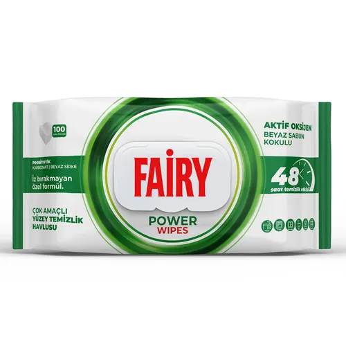 Chusteczki nawilżane do czyszczenia Fairy Power 100 szt
