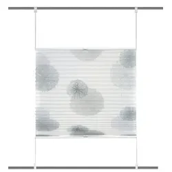 Schmidt Plissee Rawlins 40 x 130 cm Polyester Grau