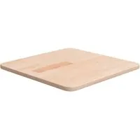 vidaXL Tischplatte Quadratisch aus Massivem Eichenholz 40x40cm - Gastrotischplatte aus unbehandeltem Eichenholz, ideal zur individuellen Gestaltung und für rustikales Ambiente in Restaurants oder Wohnräumen.