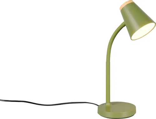 REALITY LED-Tischleuchte PONGO, R55831115, 4,5W, 500lm, 3000K, grün
