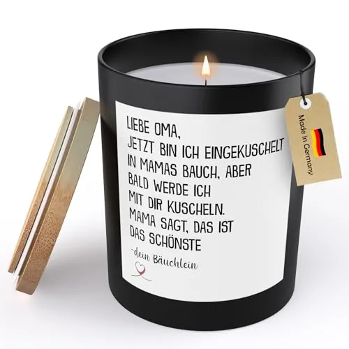  Spruchkerze Du Wirst Oma Schwangerschaft Geschenk Frauen 