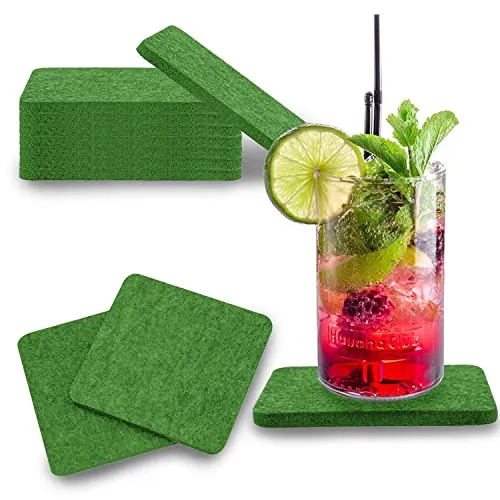 Glasuntersetzer & Bierdeckel Grün von wortek