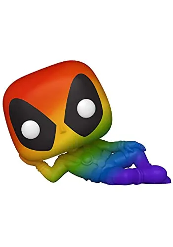 Funko Pop Marvel 320 Rainbow Deadpool - Aufstellfigur aus dem Marvel Universum, farbenfrohes Rainbow Design, ideal für Sammler und Deadpool-Fans.