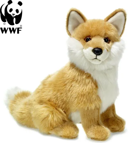 WWF Plüschkollektion Engel Plüsch Rotfuchs - Realistisch gestaltetes, ca. 23 cm großes Plüschtier aus der WWF-Europa Kollektion. Super weich und ideal als Geschenk, unterstützt gleichzeitig WWF-Projekte für den Artenschutz.