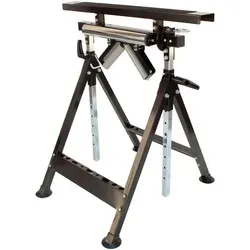 LEMODO Multifunktions Arbeitsbock - 4-in-1 Werkstattbock, höhenverstellbar von 83-129 cm, klappbar und mobil für optimale Flexibilität in der Werkstatt