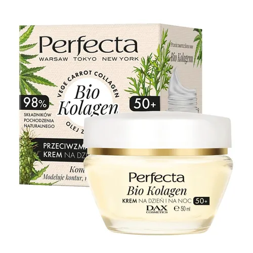 Bio Kolagen krem do twarzy na dzień i na noc 50+ 50ml Perfecta 5900525069702