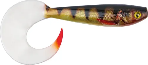 Fox Rage Pro Grub - Gummifisch, Farbe:super natural perch, Länge:12cm
