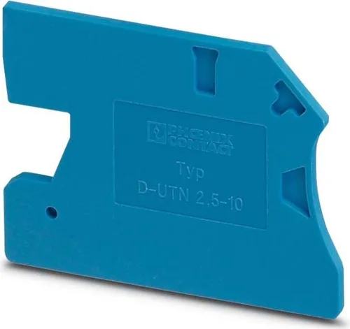 Phoenix Contact D-UTN 2,5/10 Abchlussdeckel blau