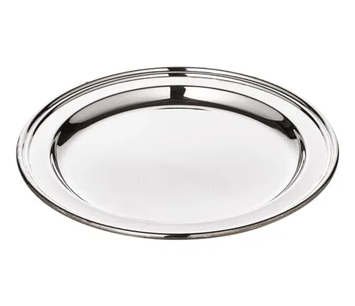 EDZARD Untersetzer Faden (ø 13 cm), schwerversilbert in silber von Edzard