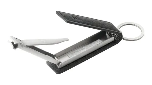 ZWILLING TWINOX Nagelknipser mit Schlüsselanhänger - Nagelschneider aus rostfreiem Edelstahl, ideal für unterwegs mit integrierter Nagelfeile und elegantem Design.