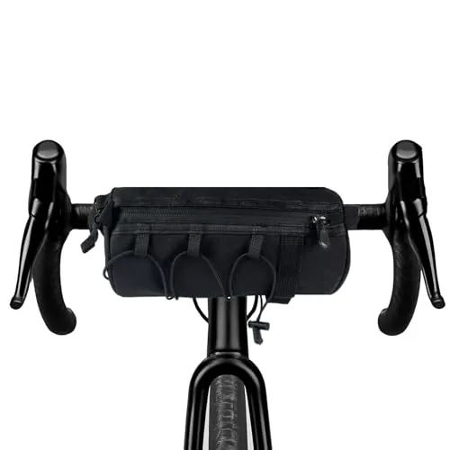 TERRARIDE Lenkertasche, Wasserabweisende und geräumige Fahrrad Lenkertasche 2.5 L, Fahrradtasche Vorne Lenker, Fahrradtaschen, Rahmentasche Fahrrad, mit Schultergurt, Fahrradzubehör
