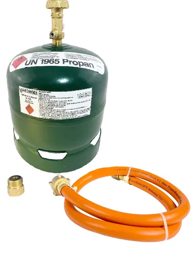 Propanflasche PROFILL 904 Gas-Flasche 1,9kg im Set + Umfüllschlauch + Adapter