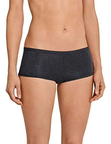 Schiesser Damen Slip Personal Fit Shorts, Gr. 42 (Herstellergröße: XL), Blau (Nachtblau 804)