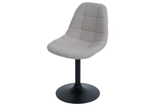 PROREGAL® Esszimmerstuhl Esszimmerstuhl drehbar, Material, Farbe (1 St), bequemer um 360° drehbarer Schalensitz