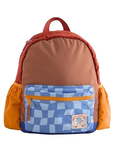 NEXT Jungen Standard Rucksack Colourblock Check One