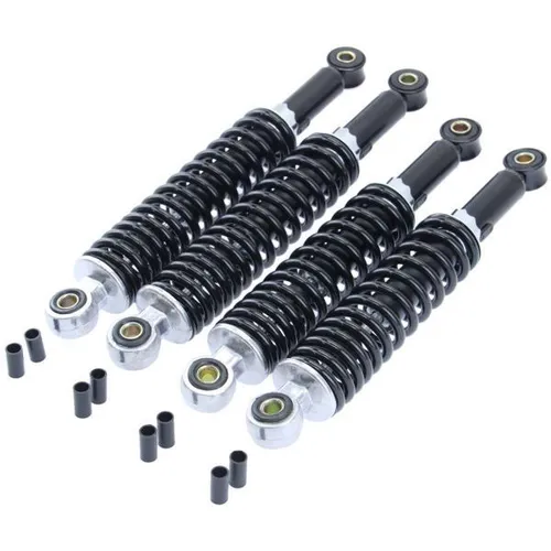 Stoßdämpfer Tieferlegung Set schwarz 280 mm + 300 mm für Simson Schwalbe KR51 Star