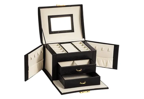 AdelDream Schmuckkasten Mini-Schmuckkästchen in schwarz von AdelDream