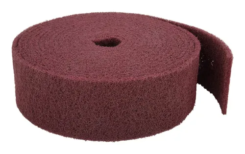 Forum Schleifvliesrolle K 115 mm x 10m mittel - Schleifrollen für vielseitige Anwendungen, ideal zum Entrosten und Reinigen von Oberflächen mit mittlerem Schleifgrad.