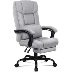 ALFORDSON XL-Lendenkissen für ergonomischen Bürostuhl, Grau - Ergonomisches XL-Lendenkissen für optimale Rückenunterstützung. Passt sich verschiedenen Sitzpositionen an und sorgt so für ein komfortables Arbeiten. Ideal für lange Stunden am Schreibtisch.