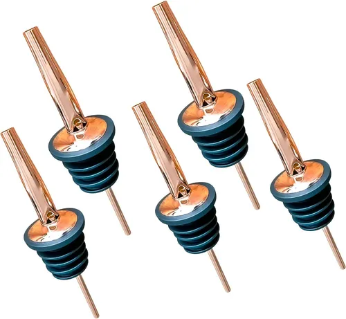 Ausgießer Kupfer Edelstahl Spirituosen Schnaps Flaschen Dosierer Barzubehör