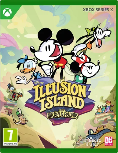 Disney Illusion Island Starring Mickey & Friends - XBSX [EU Version] - Spiele für Xbox Series X & S, erlebe ein handgezeichnetes Abenteuer mit Micky und Freunden im 4-Spieler-Ko-op-Modus und entdecke geheimnisvolle Landschaften.