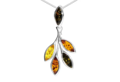 OSTSEE-SCHMUCK Kette mit Anhänger Elena - Elegante 2-tlg. Kette mit 42 cm Länge aus hochwertigem Silber 925, perfekt verpackt in einem Etui – ideal als Geschenk oder für besondere Anlässe.