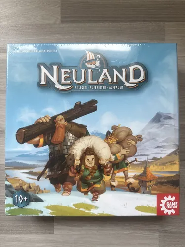 Game Factory 646080 Neuland - strategisches Familienspiel für 2-4 Spieler, taktische Herausforderungen für spannende Partien ab 10 Jahren